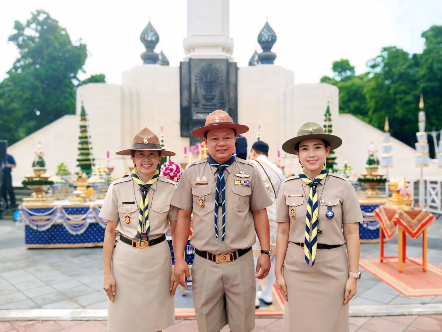 สพป.ฉะเชิงเทรา เขต 1 ร่วมพิธีบวงสรวงพระบาทสมเด็จพระมงกุฎเกล้าเจ้าอยู่หัว เนื่องในวันคล้ายวันสถาปนาคณะลูกเสือแห่งชาติ