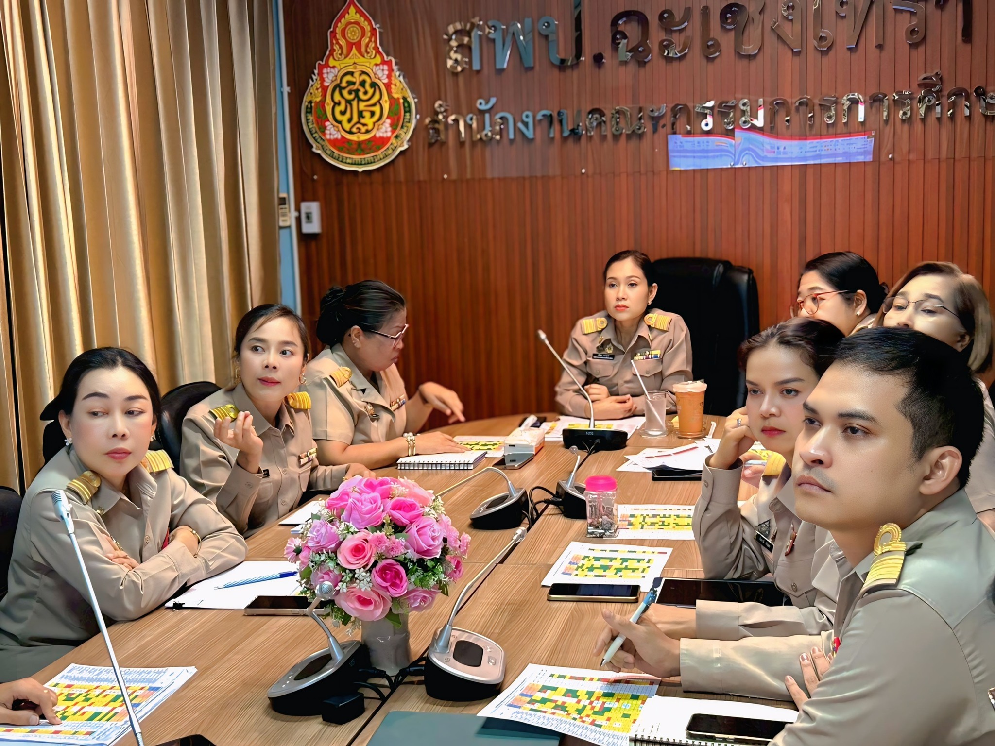 สพป.ฉะเชิงเทรา เขต 1 ประชุมติดตามและประเมินผลนโยบายการประเมินระดับคุณภาพโรงเรียน 7 มิติ 